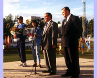 Overall marathon winners awarding